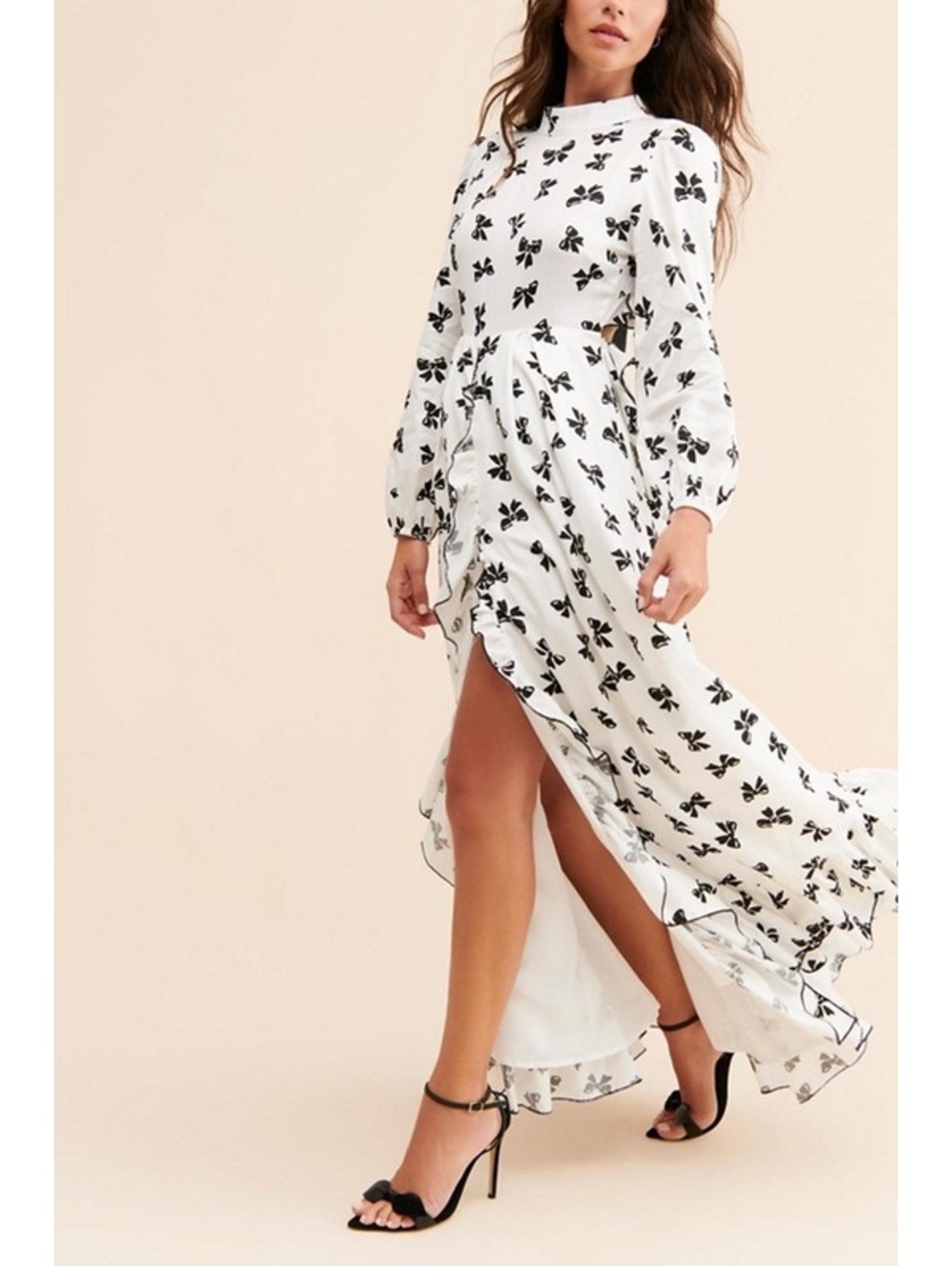 Sister Jane Brooklyn Bow Maxi Dress Sz M - Coquette / Balletcore / Romantic